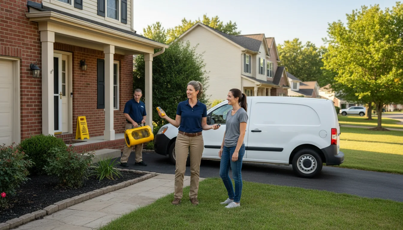 Water restoration image for Water Damage & Restoration Services in Clarendon, AR
